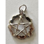 Pendant Silver Earth Goddess Pentagram